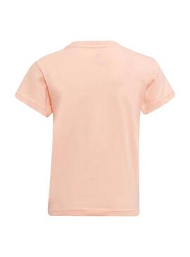 T-Shirt Adidas Trefoil Rosa per Bambina