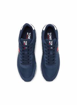 Sneaker Tommy Jeans Retro Mix Blu Navy Uomo