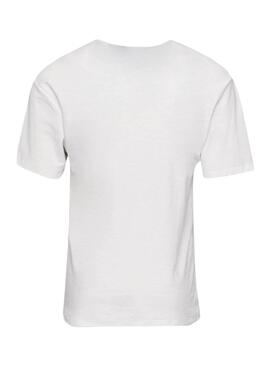 T-Shirt Jack Jones Clay Bianco per Uomo