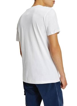 T-Shirt Tommy Jeans 1985 Logo Bianco