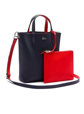 Borsa Borsa Lacoste Anna reversibile Blu Navy Donna