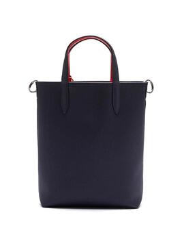 Borsa Borsa Lacoste Anna reversibile Blu Navy Donna