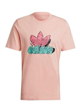 T-Shirt Adidas 5 AS Rosa per Uomo