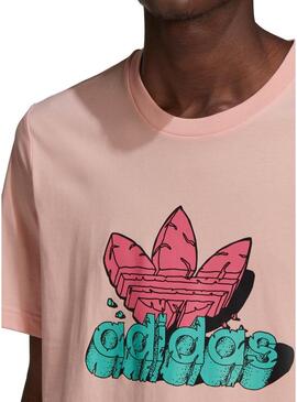 T-Shirt Adidas 5 AS Rosa per Uomo