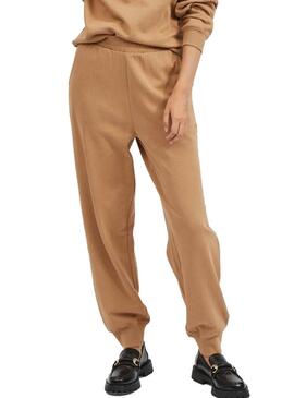 Pantaloni Tuta sportiva Vila Vimusty Beige Donna