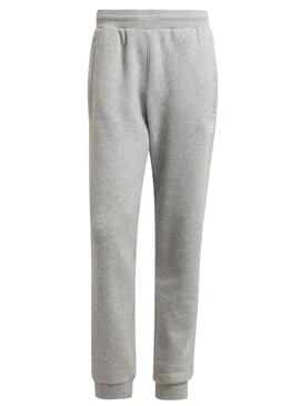 Pantaloni Adidas Essentials Trefoil Grigio Uomo