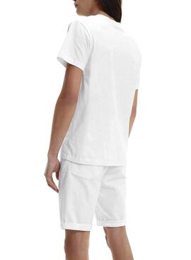 T-Shirt Calvin Klein Multi Palm Bianco