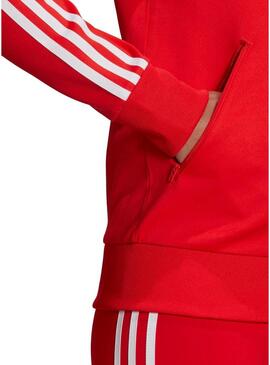 Giacca Adidas Primeblue Rosso per Donna