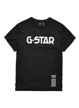 T-Shirt G-Star Raw Nero per Uomo