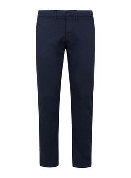 Pantaloni Pepe Jeans James Blu Navy per Uomo