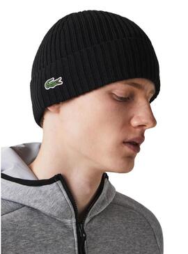 Cappello Lacoste Bonnet Nero per Uomo