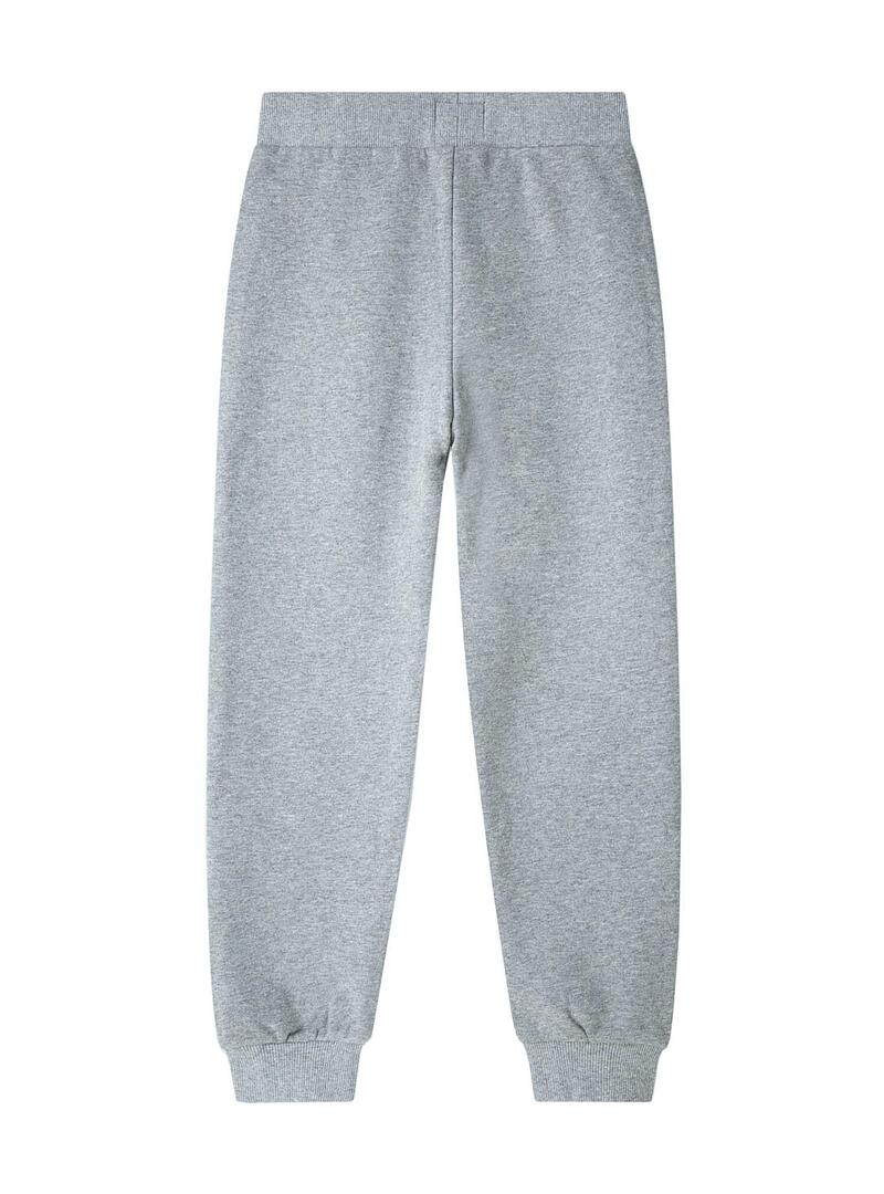 Pantaloni Pepe Jeans Jogger Jack Grigio per Bambino