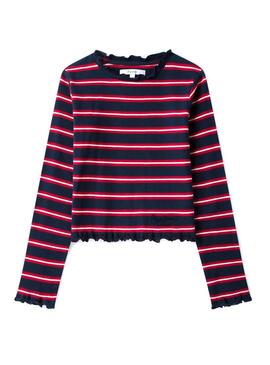 T-Shirt Pepe Jeans Tori Strisce per Bambina