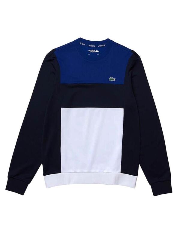 felpa lacoste blu