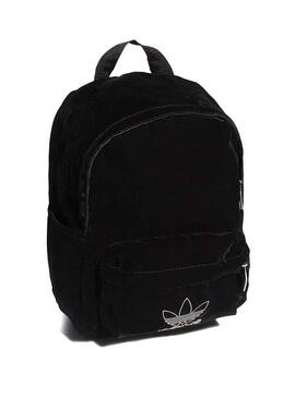Zaino Adidas Mini Velluto Nero per Donna