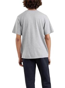 T-Shirt Levis Peace Grigio per Uomo