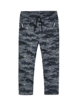 Pantaloni Mayoral Camouflage Grigio per Bambino