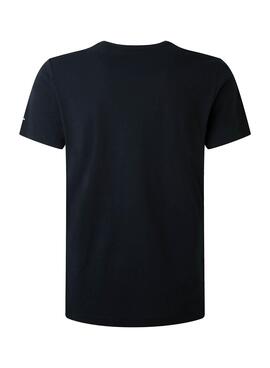 T-Shirt Pepe Jeans Roland Blu Navy per Uomo