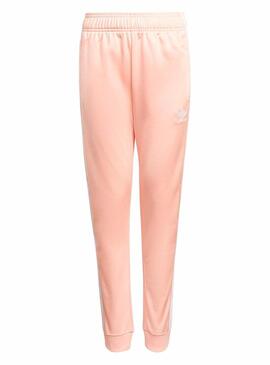 Pantaloni Adidas Track Adicolor Rosa Bambino Bambina