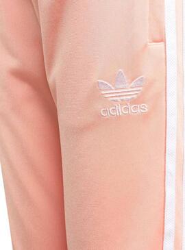 Pantaloni Adidas Track Adicolor Rosa Bambino Bambina