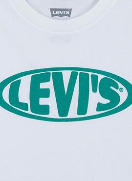 T-Shirt Levis Logo Graphic Bianco per Bambino