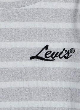 T-Shirt Levis Full Grigio per Bambina