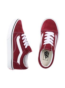 Sneaker Vans Old Skool Bordeaux Bambino e Bambina