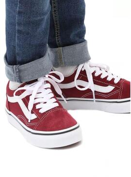 Vans bordeaux bambino hotsell
