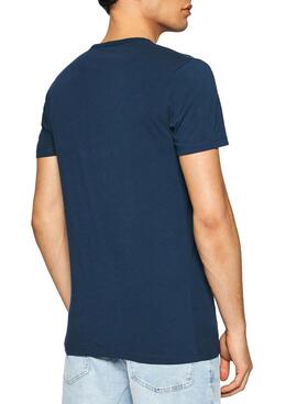T-Shirt Pepe Jeans Original Basic Blu Navy Uomo