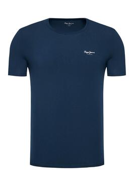 T-Shirt Pepe Jeans Original Basic Blu Navy Uomo