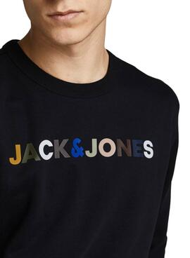 Felpa Jack Jones Blalandon Blu Navy per Uomo