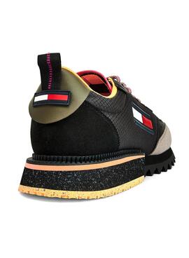Sneaker Tommy Jeans Cleated Nero per Uomo