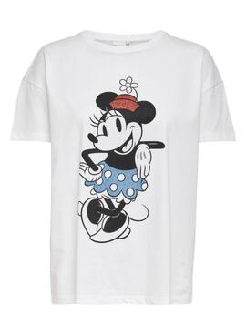 T-Shirt Only Disney Minnie Mouse Bianco Donna