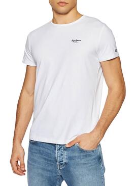 T-Shirt Pepe Jeans Original Basic Bianco Uomo