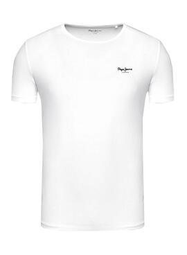 T-Shirt Pepe Jeans Original Basic Bianco Uomo
