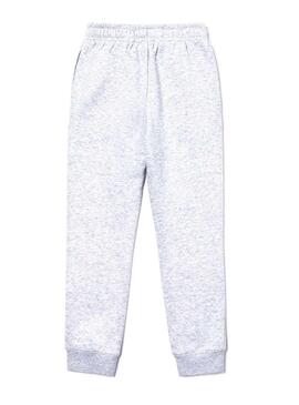 Pantaloni Lacoste Sport Felpa Grigio per Bambino