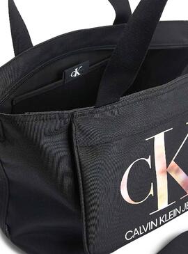 Borsa Calvin Klein Jeans Tote Sport Nero Donna