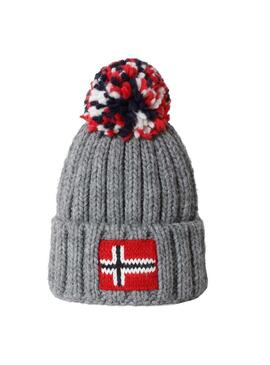 Cappello Napapijri Semiury Grigio per Bambino e Bambina