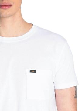 T-Shirt Lee Ulitmate Pocket Bianco Uomo 