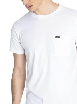 T-Shirt Lee Ulitmate Pocket Bianco Uomo 