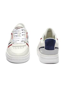 Sneaker Lacoste L001 0321 Bianco Blu Navy Uomo