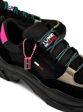 Sneaker Tommy Jeans Sportive Nero per Donna