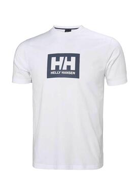 T-Shirt Helly Hansen Box Bianco per Uomo