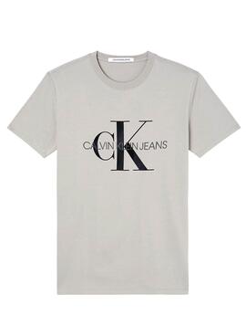 T-Shirt Calvin Klein Jeans Monogram Beige