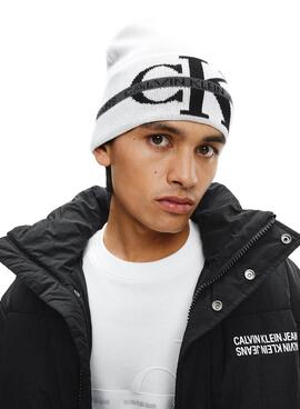 Cappello Calvin Klein Jeans Monogram Tape Bianco