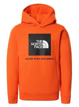 Felpa The North Face Box Arancione
