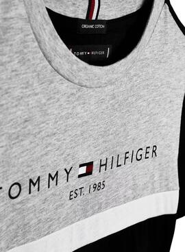 T-Shirt Tommy Hilfiger Esential Color Block Nero