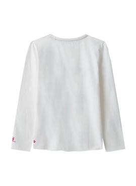 T-Shirt Pepe Jeans Tara Bianco per Bambina