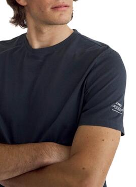 T-Shirt Ecoalf Andermalf Blu Navy per Uomo