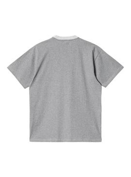 T-Shirt Carhartt Tonare Grigio per Uomo